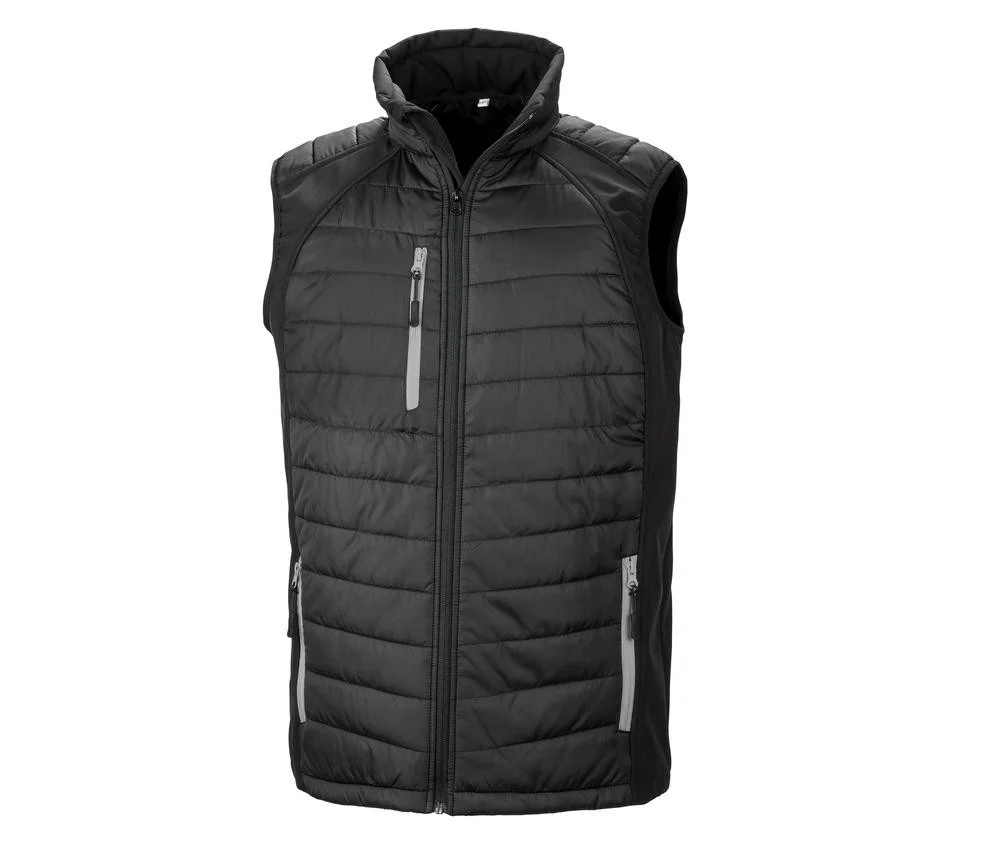 Result RS238 Gewatteerde Bodywarmer – Black / Grey