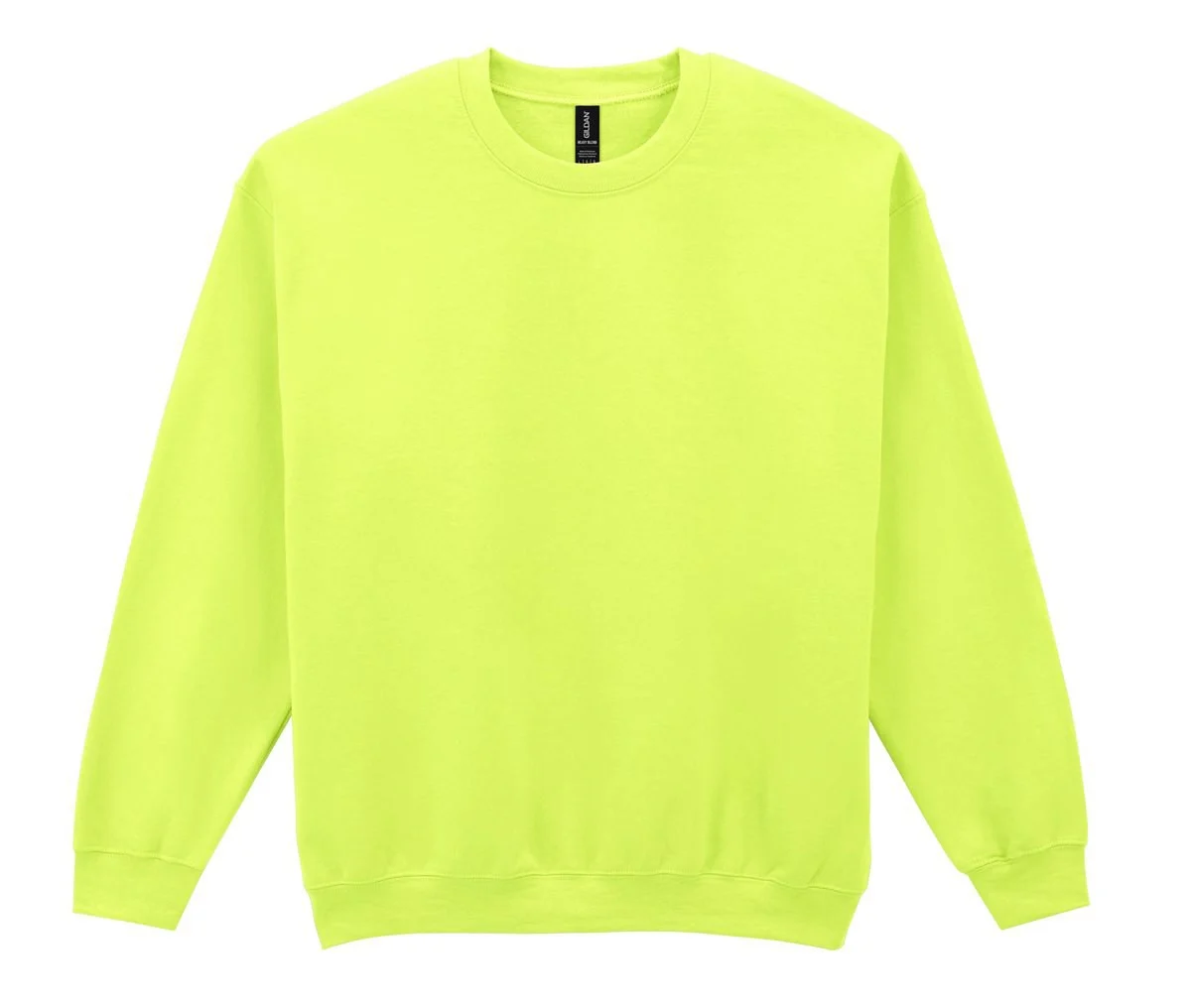 Gildan GN910 Heavy Blend Sweater – Safety Green