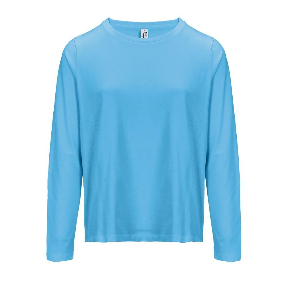 SOL'S 04443 Monarch T-shirt Lange Mouwen Dames – Aqua