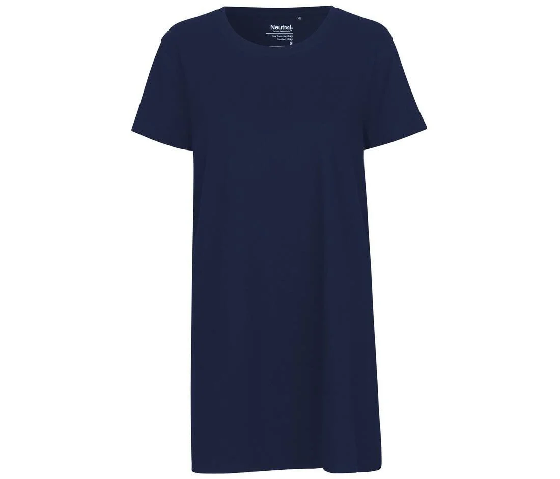 Neutral O81020 Extra Lang T-shirt Dames – Navy