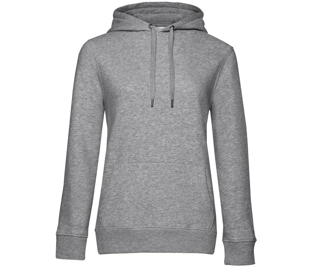 B&C BCW02Q Hoodie Queen – Heather Grey