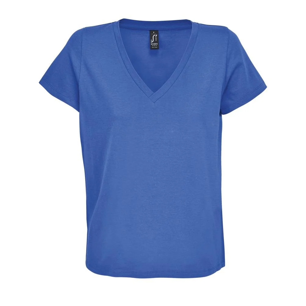 SOL'S 04766 Regent T-shirt V-hals Dames – Koningsblauw