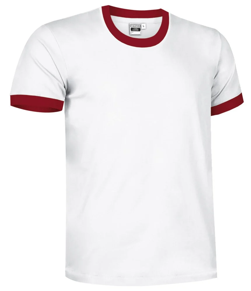 Valento CAVACOM Combi T-shirt – white-lotto red