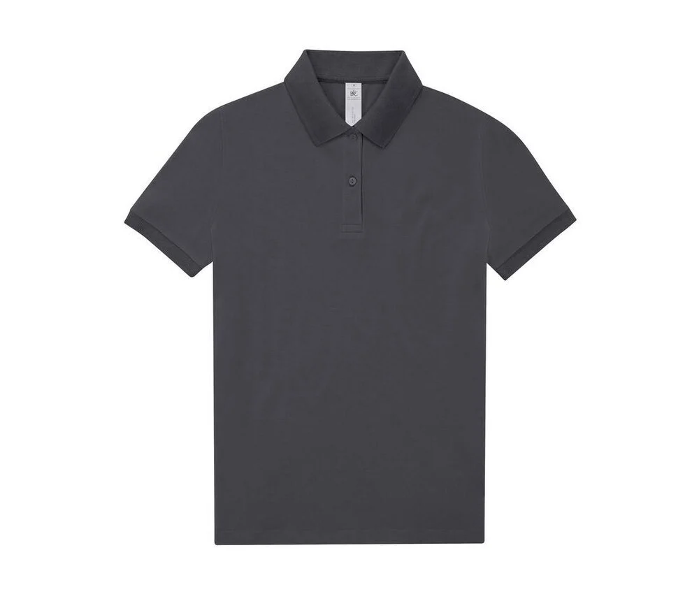 B&C BCW461 Fijne Piqué Polo Dames – Dark Grey