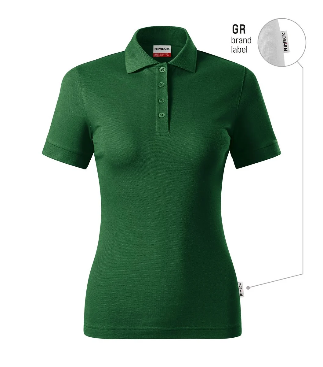 Rimeck R21 Heavy Polo – flesgroen 06 (merklabel)