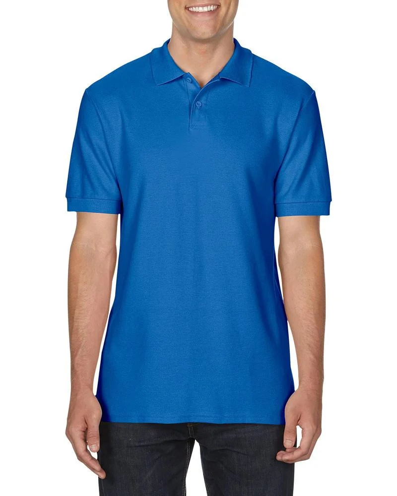 Gildan GN480 Softstyle Dubbele Piqué Polo – Royal blue