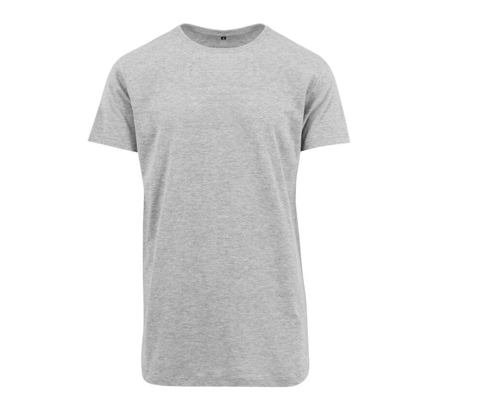 Build Your Brand BY028 Lang T-shirt – Heather Grey