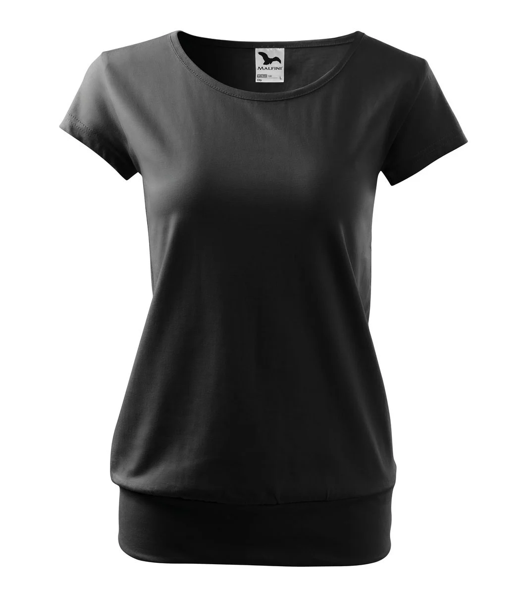Malfini 120 T-shirt Dames – Zwart