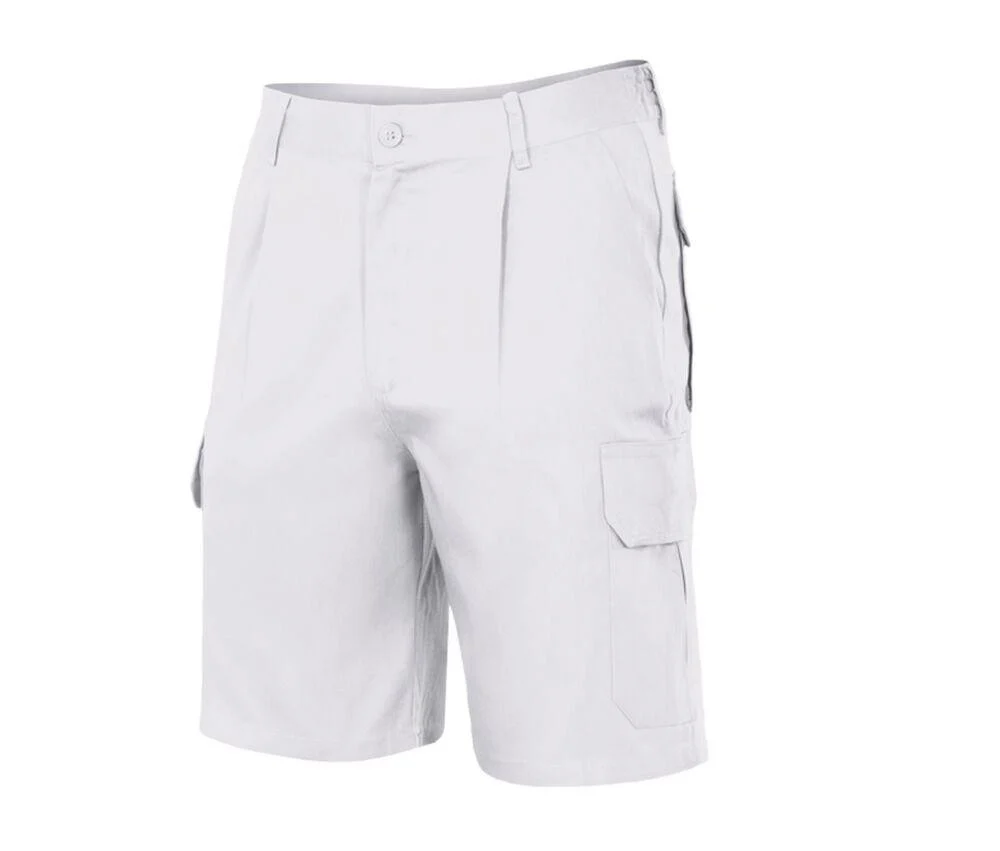 Velilla VL344 Multi-pocket Bermuda Werkshort – White