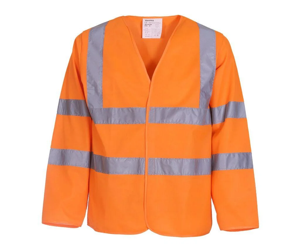 Yoko YK200 Veiligheidsjas Hoge Zichtbaarheid – Hi Vis Orange