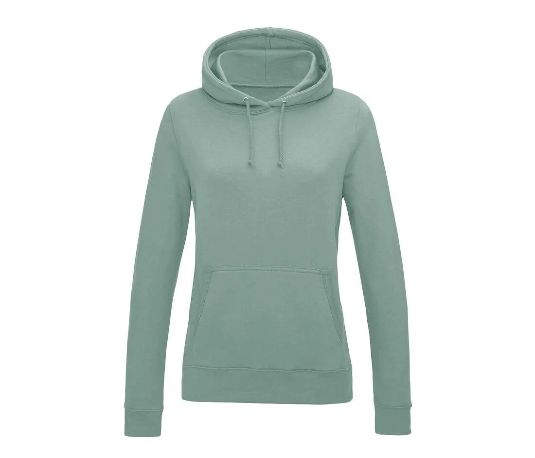 AWDIS JH01F Women's College Hoodie – Dusty Green
