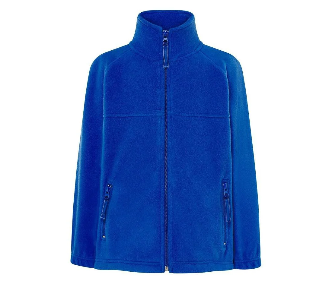 JHK JK300K Kinder Fleecejas met Rits – Royal Blue