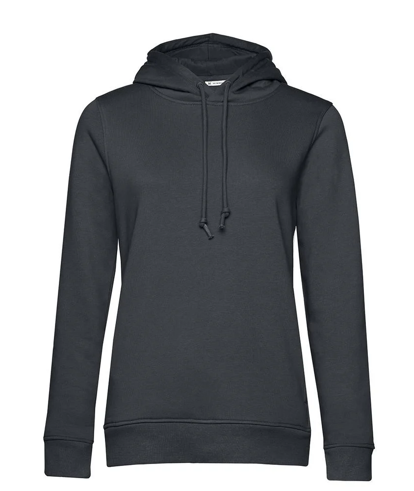 B&C BCW34B Dames Organic Hoodie – Asphalt