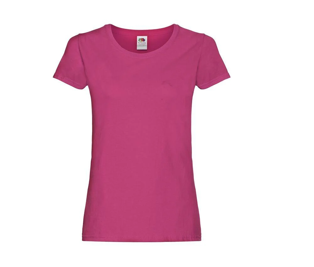 Fruit of the Loom SC1422 T-shirt Dames – Fuchsia