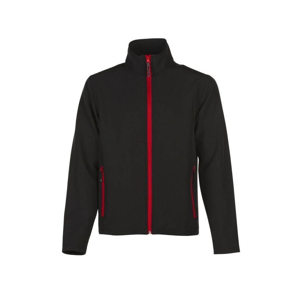 Pen Duick PK776 Magellan Softshell Jas Heren – Black/Red