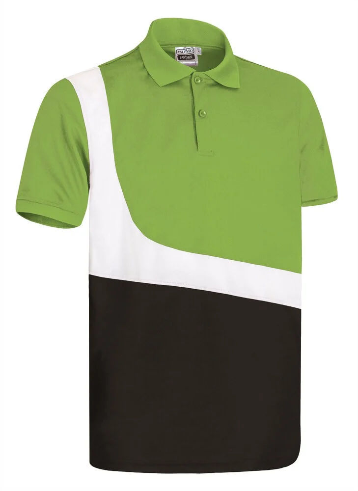 Valento POVAPAR Partner Polo – apple green-white-black
