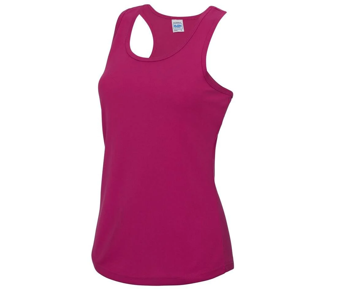Just Cool JC015 Cool Sporttanktop Dames – Hot Pink