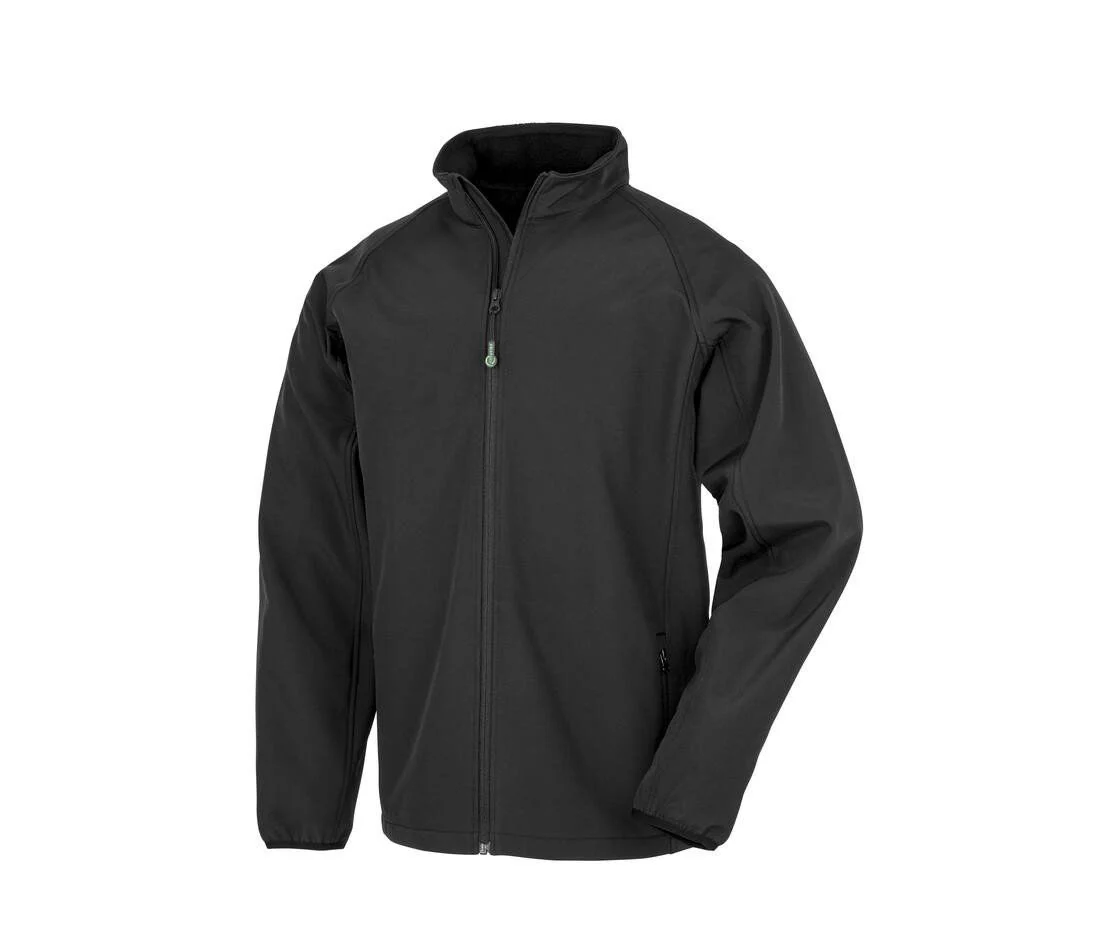Result RS901J 2-laags Softshell Jas Kinderen – Black