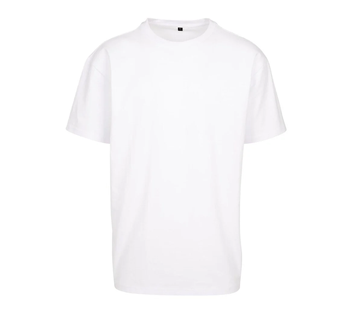 Build Your Brand BY102S Biologisch Zwaar Oversized T-shirt – White
