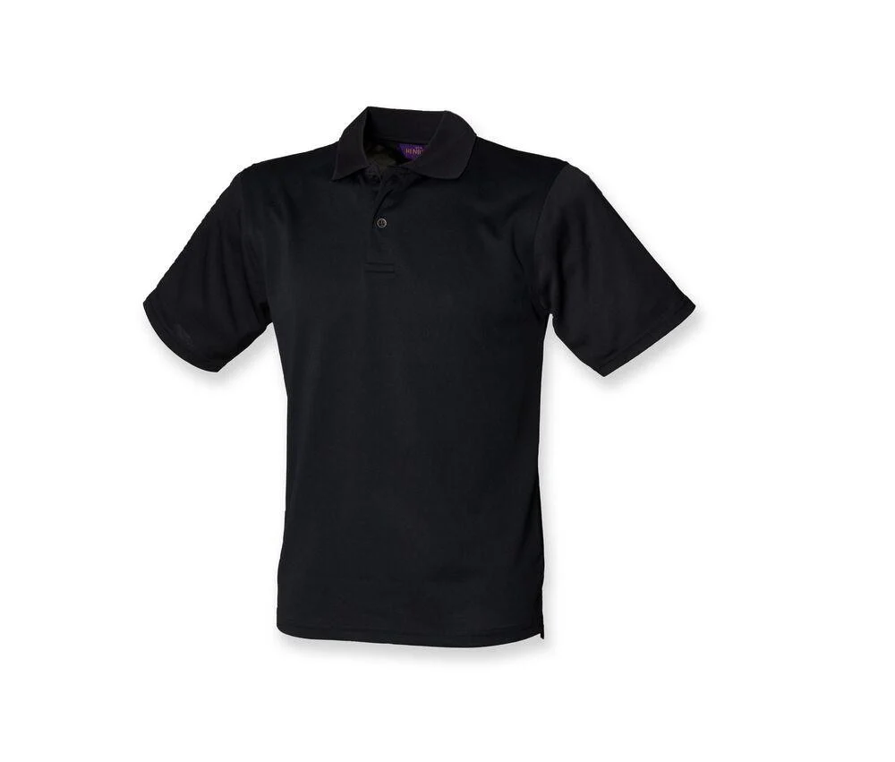 Henbury HY475 Coolplus® Polo – Black