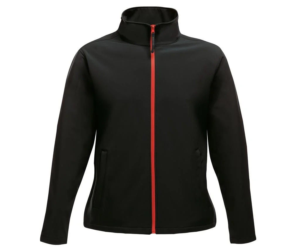 Regatta RGA629 Softshell Jas Dames – Black / Classic Red
