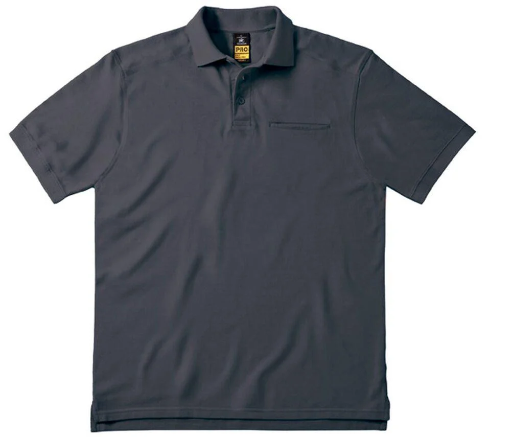 B&C BC815 Skill Pro Polo – Dark Grey