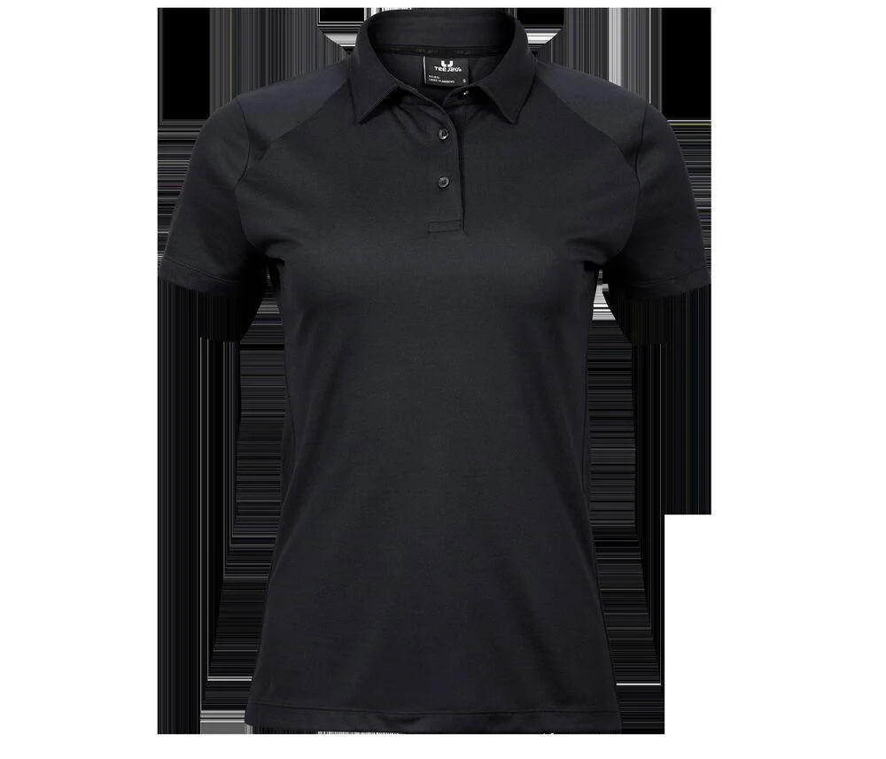 Tee Jays TJ7201 Luxe Sportpolo Dames – Black