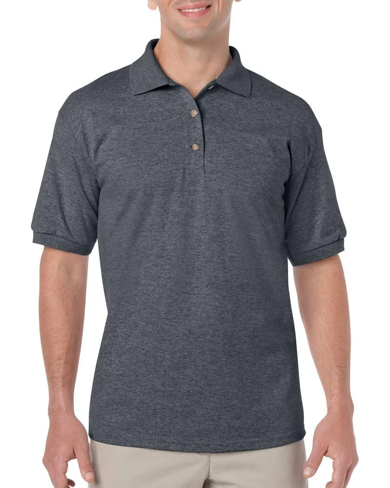 Gildan GN880 DryBlend Jersey Polo – Dark Heather