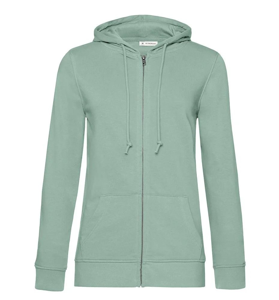 B&C BCW36B Biologische Ritshoodie Dames – Sage