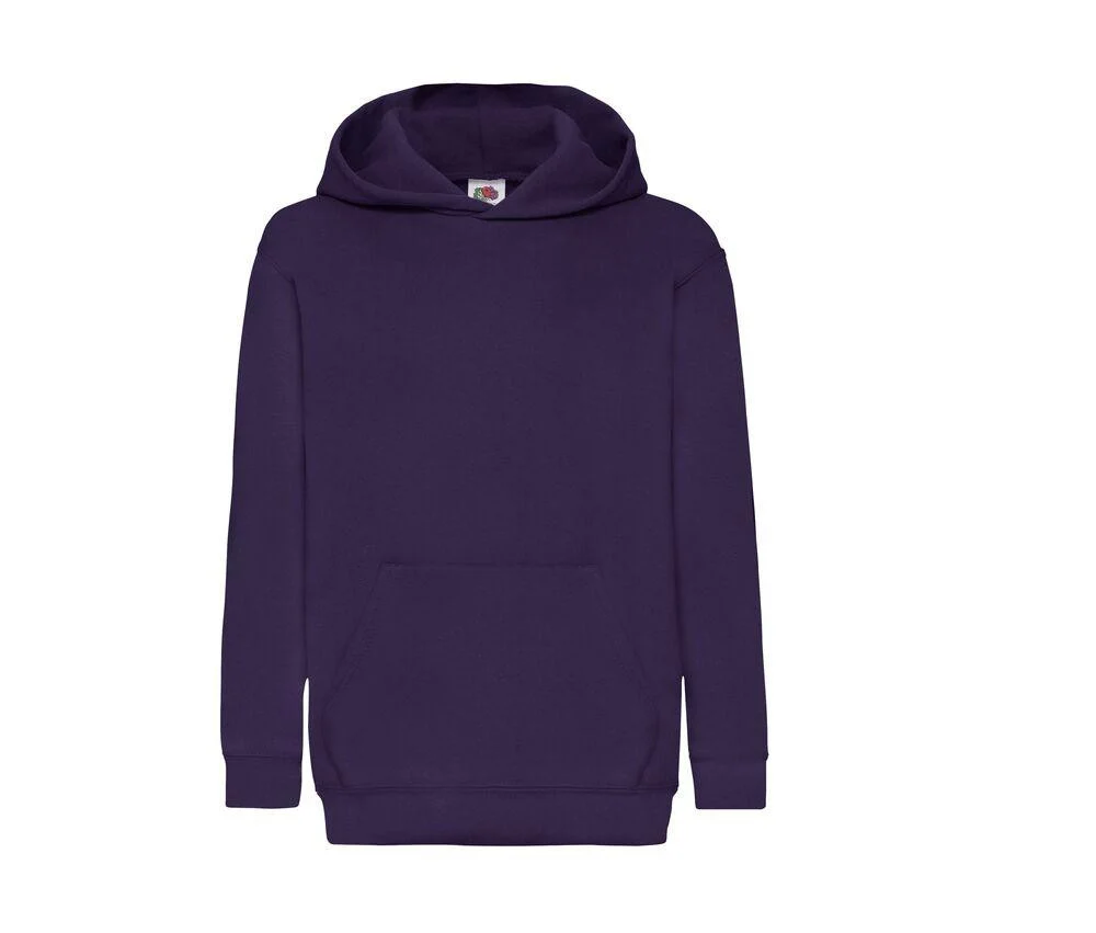 Fruit of the Loom SC371 Kinderhoodie – Purple