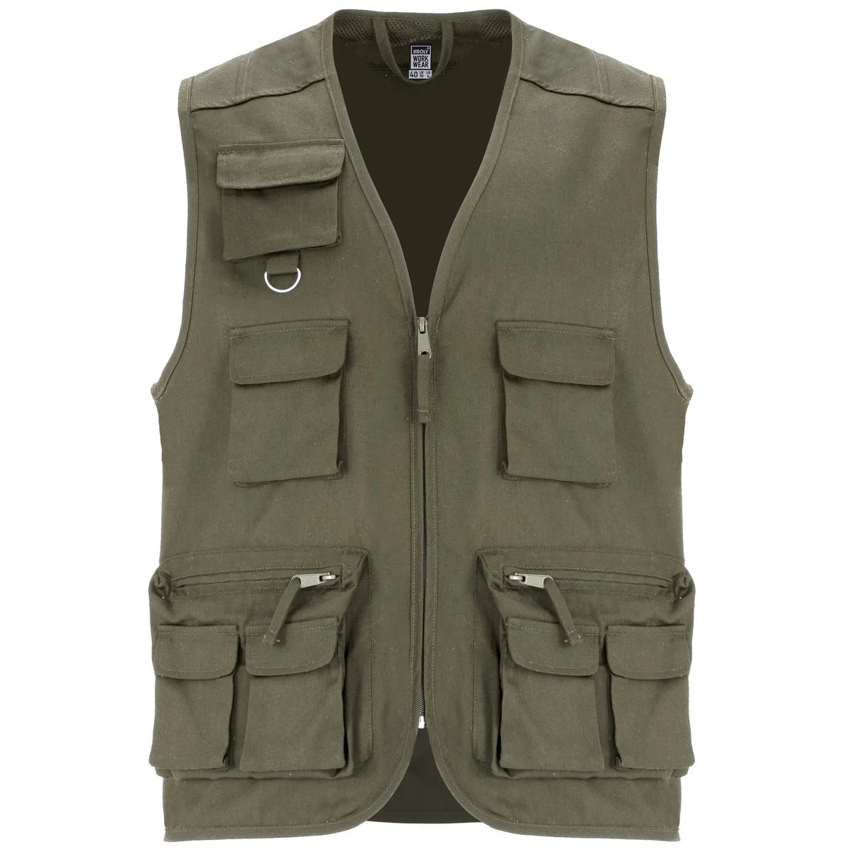 Roly CC9111 Venera Multi-pocket Werkbodywarmer Heren – Army Green