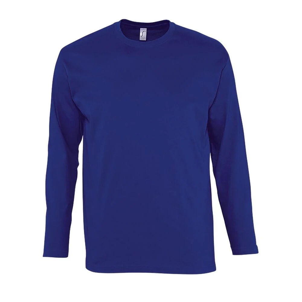 SOL'S 11420 Monarch T-shirt Lange Mouwen Heren – Ultramarijn