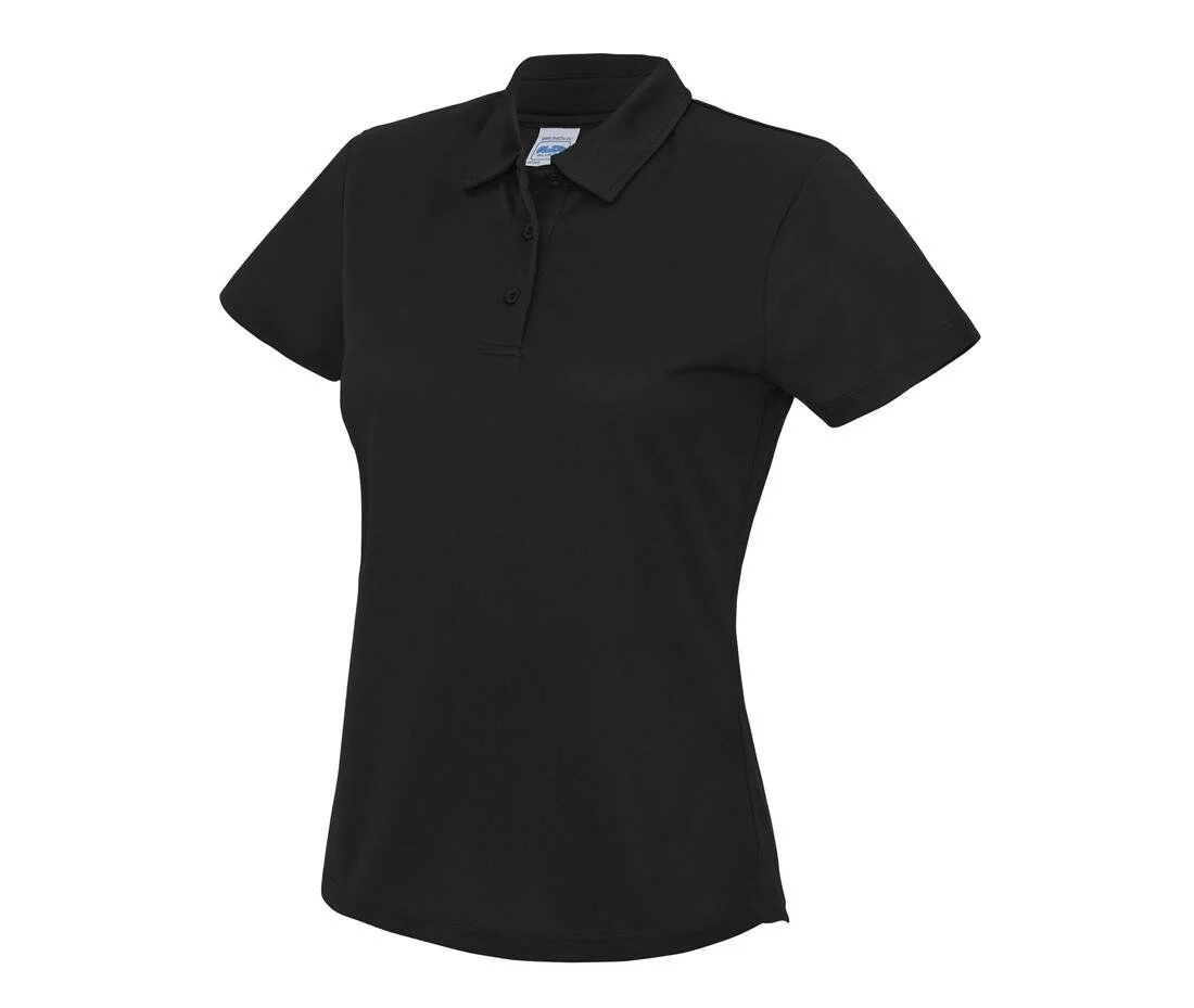 Just Cool JC045 Cool Polo Dames – Jet Black