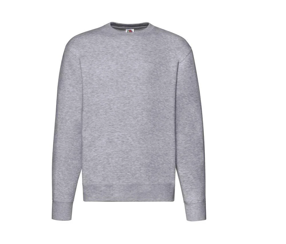 Fruit of the Loom SC2154 Jersey Sweater Heren – Heather Grey
