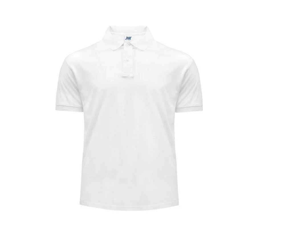 JHK JK210 210 Polo Heren – White