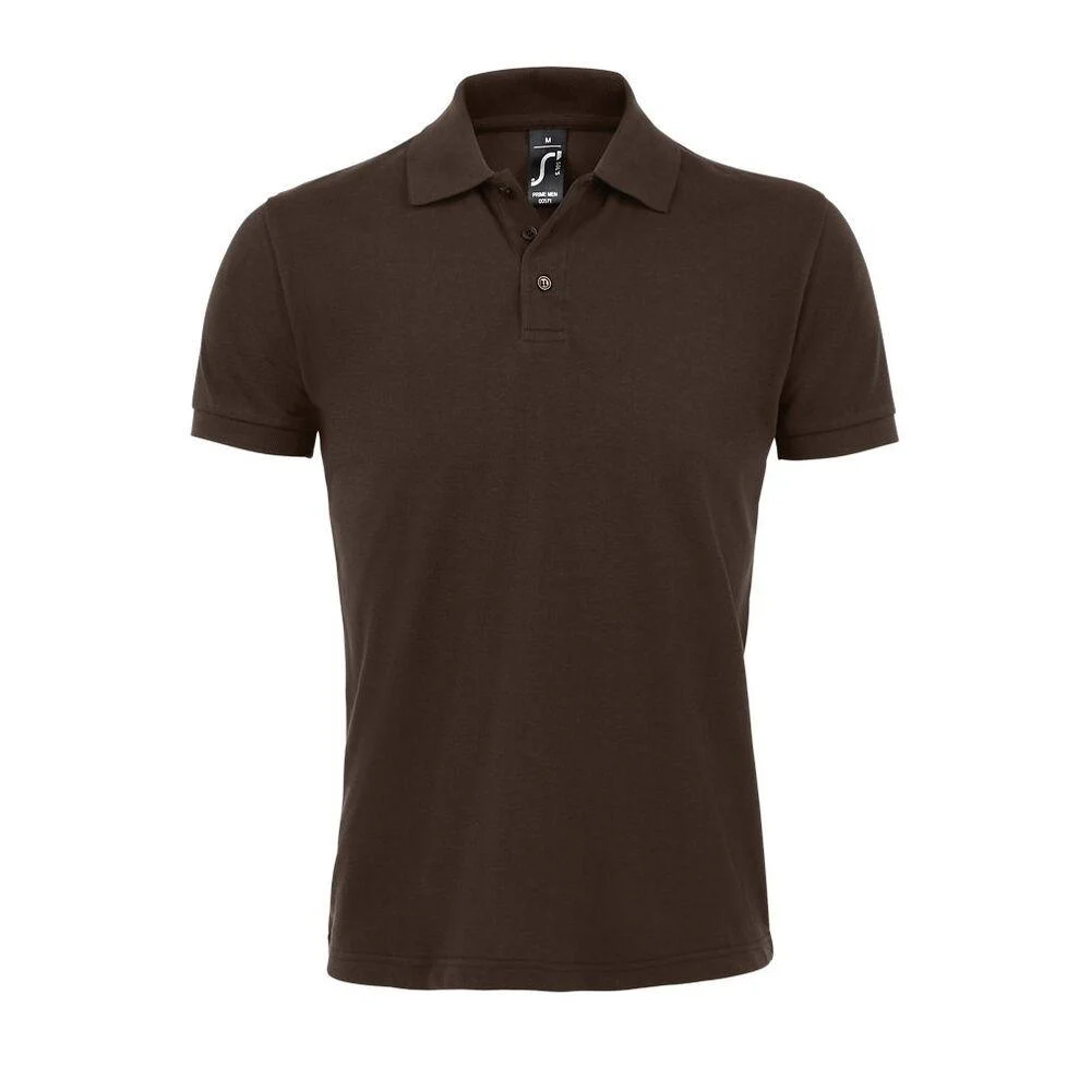 SOL'S 00571 Prime Polo Heren – Chocolade