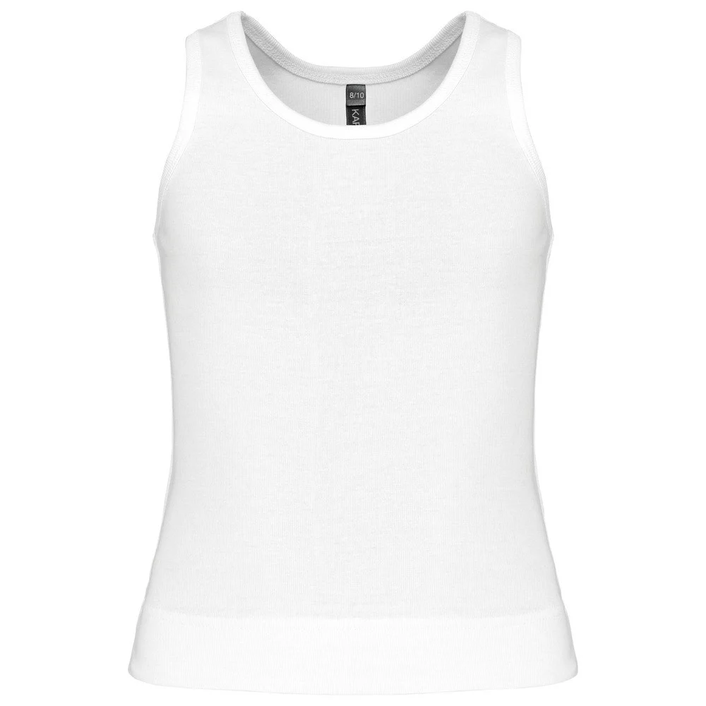 Kariban K362 Racerback Top Kinderen – Wit