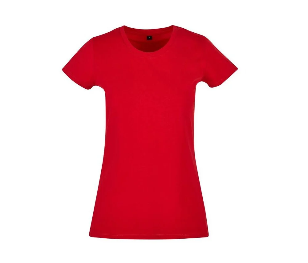 Build Your Brand BYB012 Basic T-shirt Dames – City Red