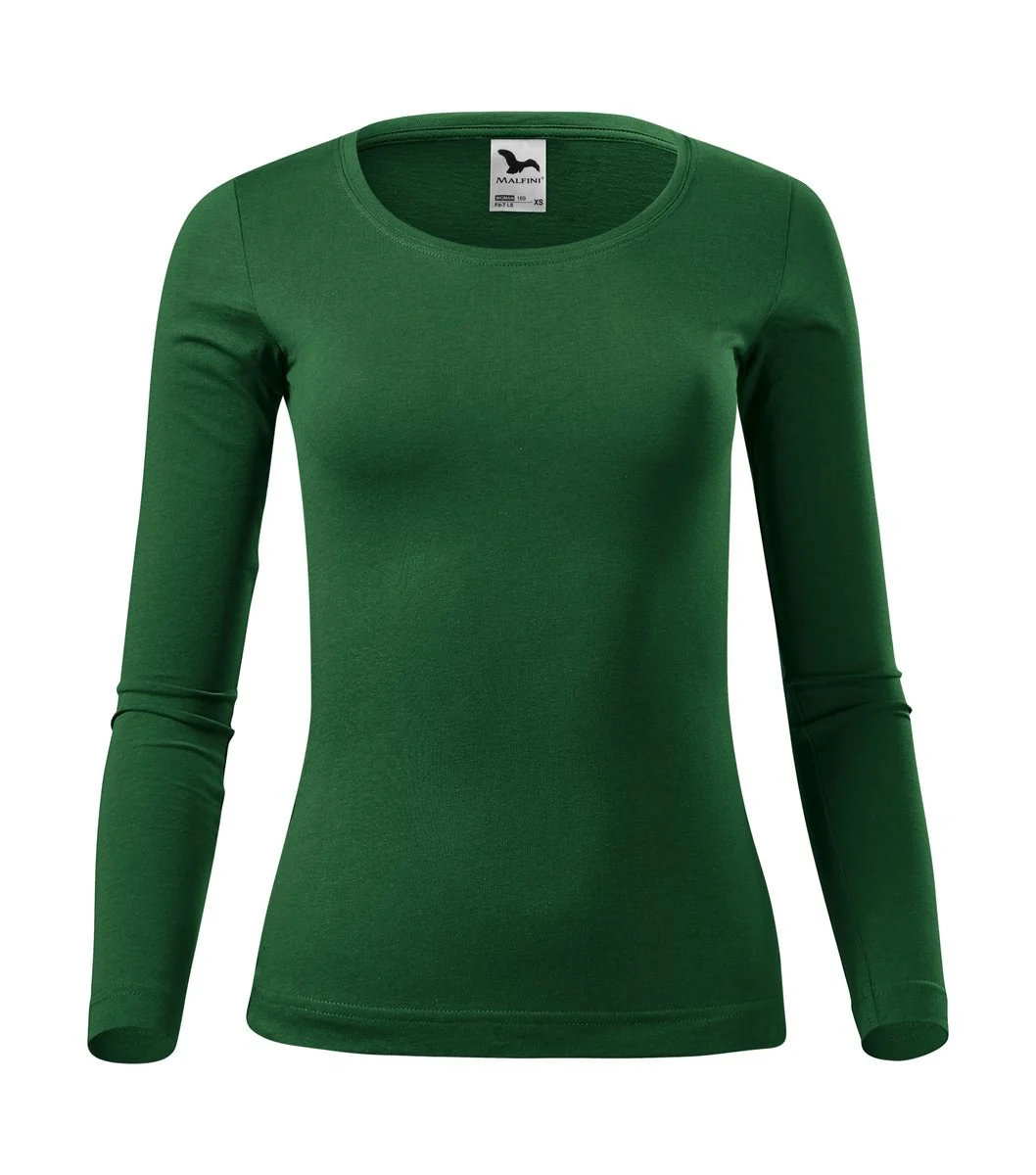 Malfini 169 T-shirt Lange Mouwen Dames – Fles groen