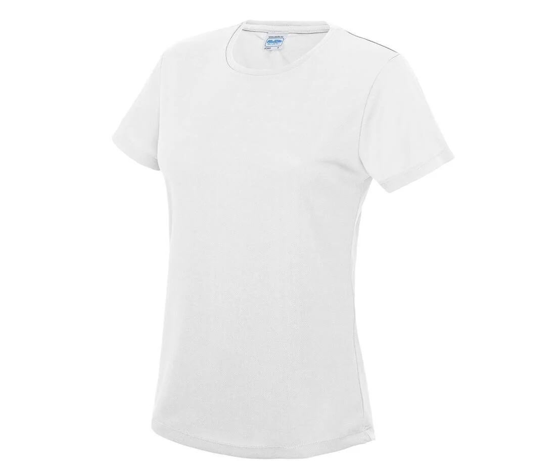 Just Cool JC005 Cool T Dames – Arctic White