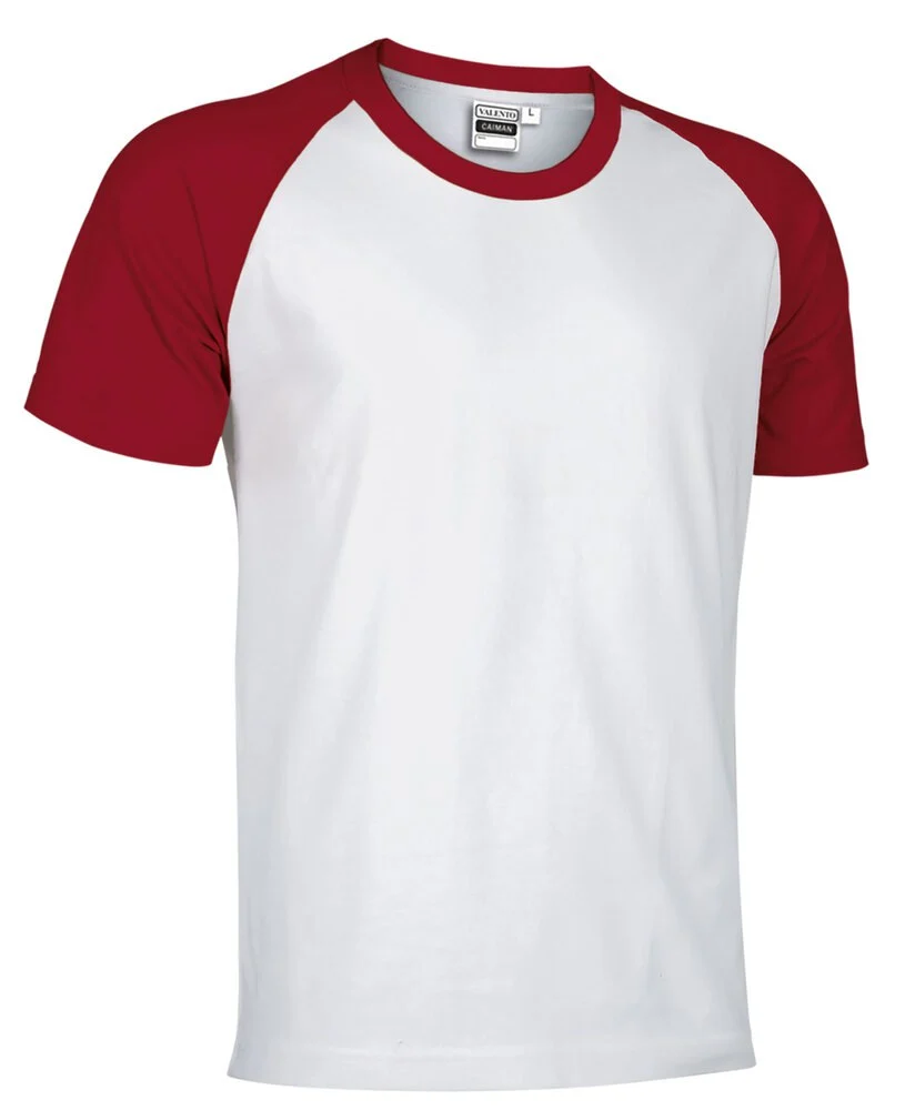 Valento CAVARGC Caiman T-shirt – white-lotto red