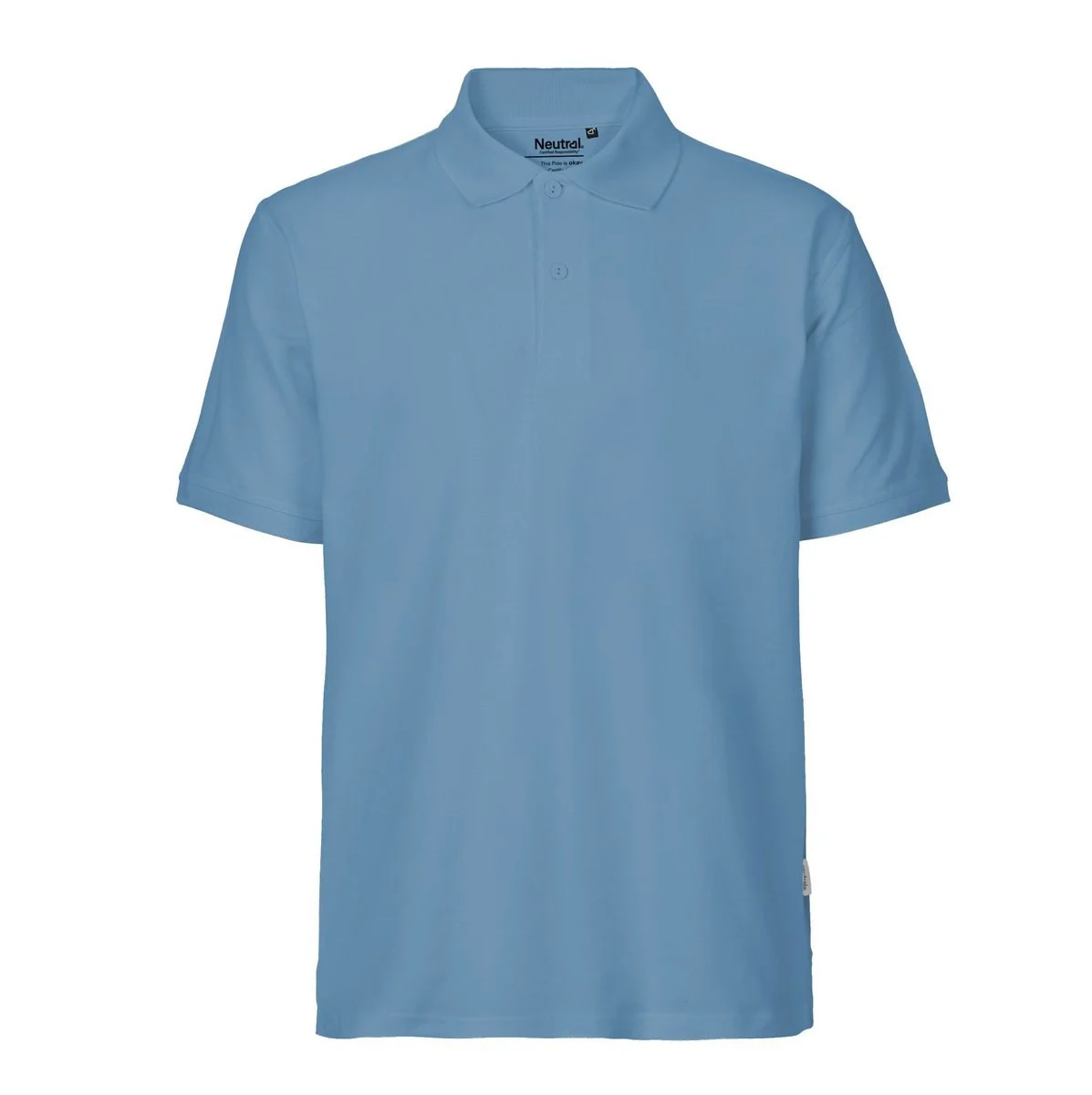 Neutral O20080 Piqué Polo Heren – Dusty Indigo