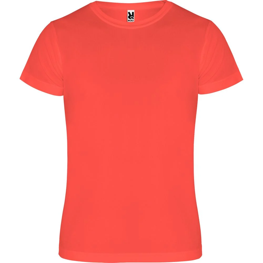 Roly CA0450 Camimera Sport T-shirt Heren – FLUOR KORAAL