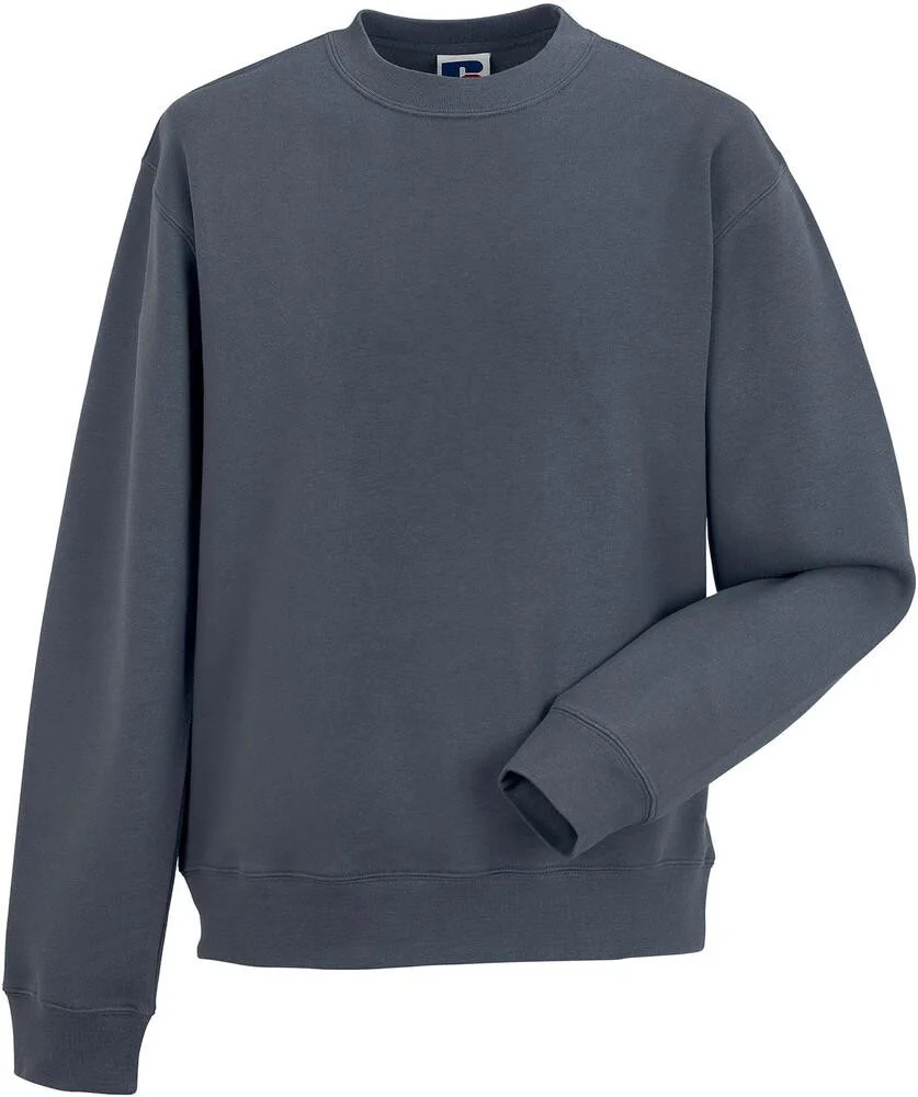 Russell RU262M Klassieke Sweater – Convoy Grey
