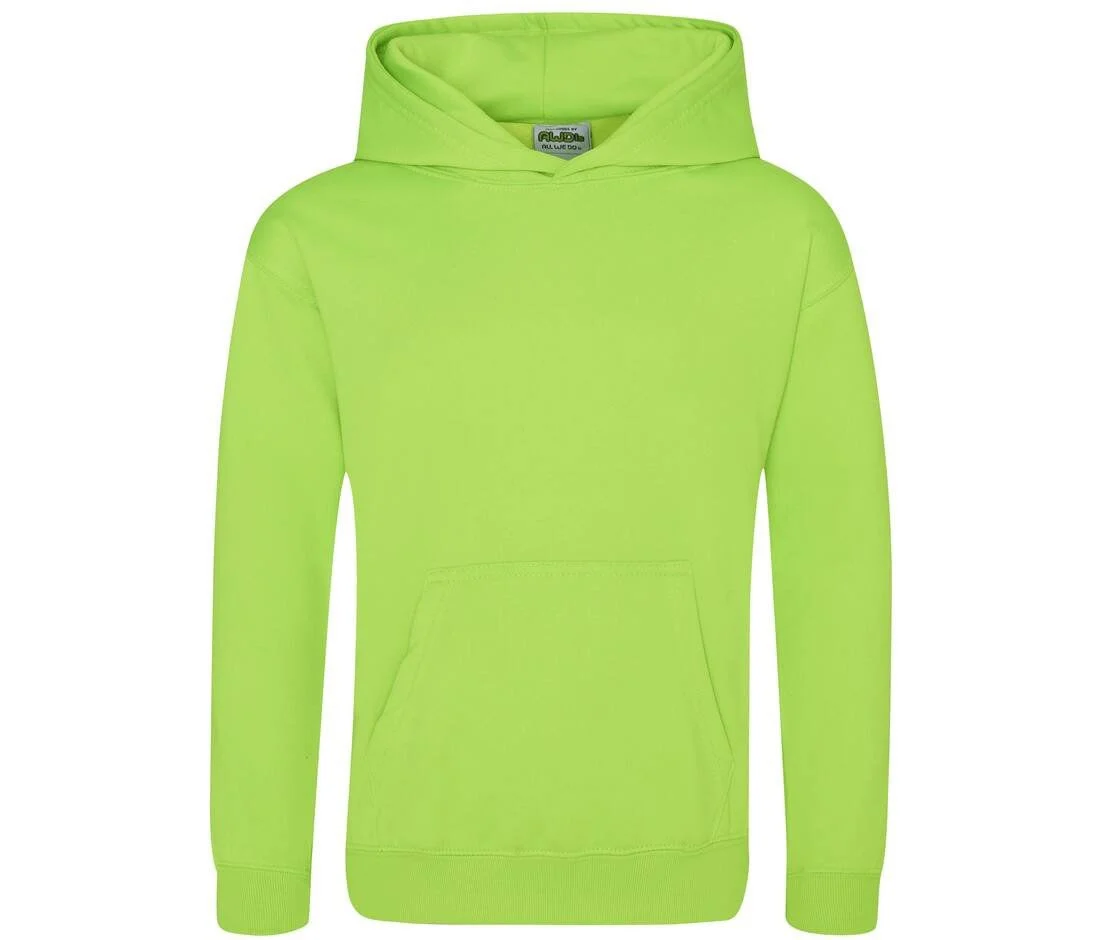 AWDIS JH004J Electric Kinderhoodie – Electric Green