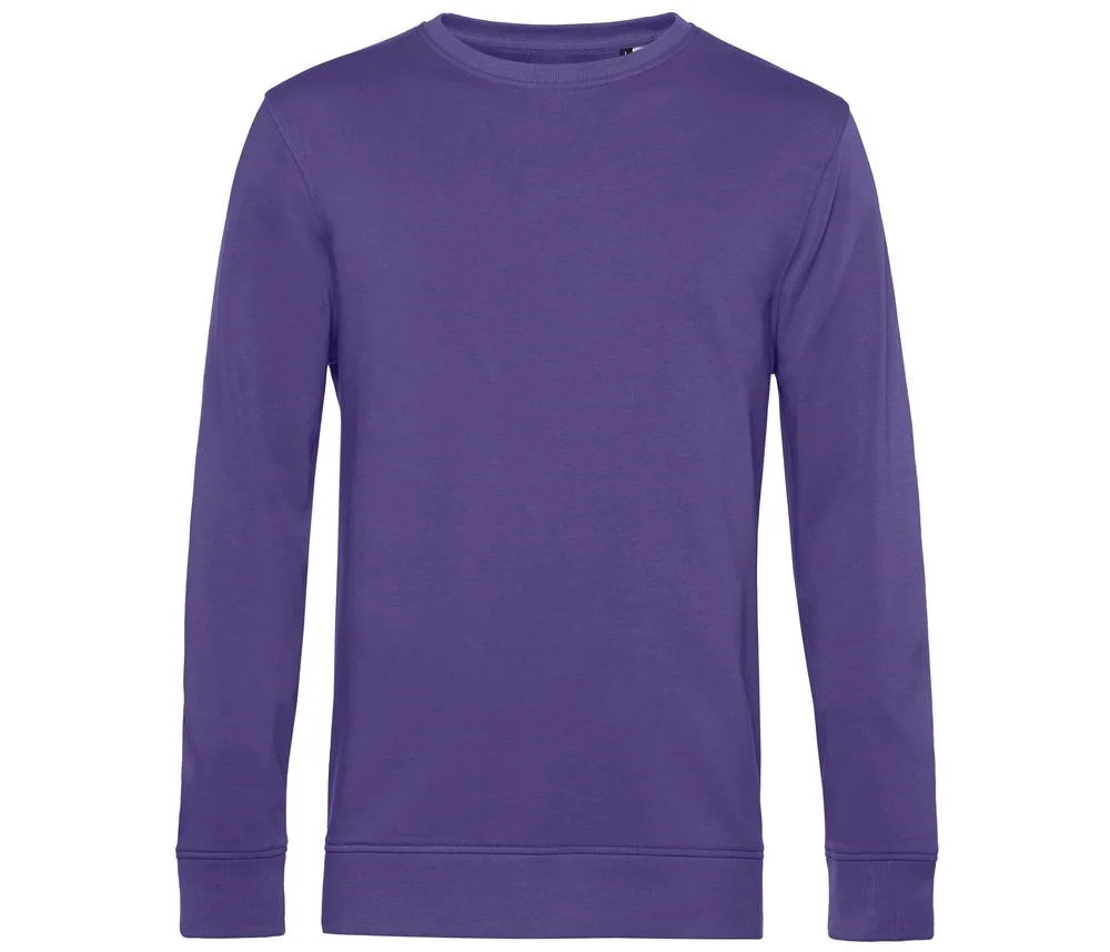 B&C BCU31B Biologische Sweater – Radiant Purple