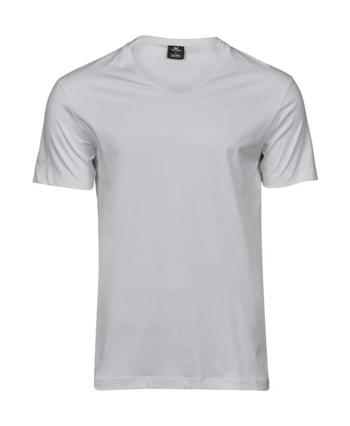 Tee Jays TJ8006 Fashion Soft V-hals Tee Heren – White