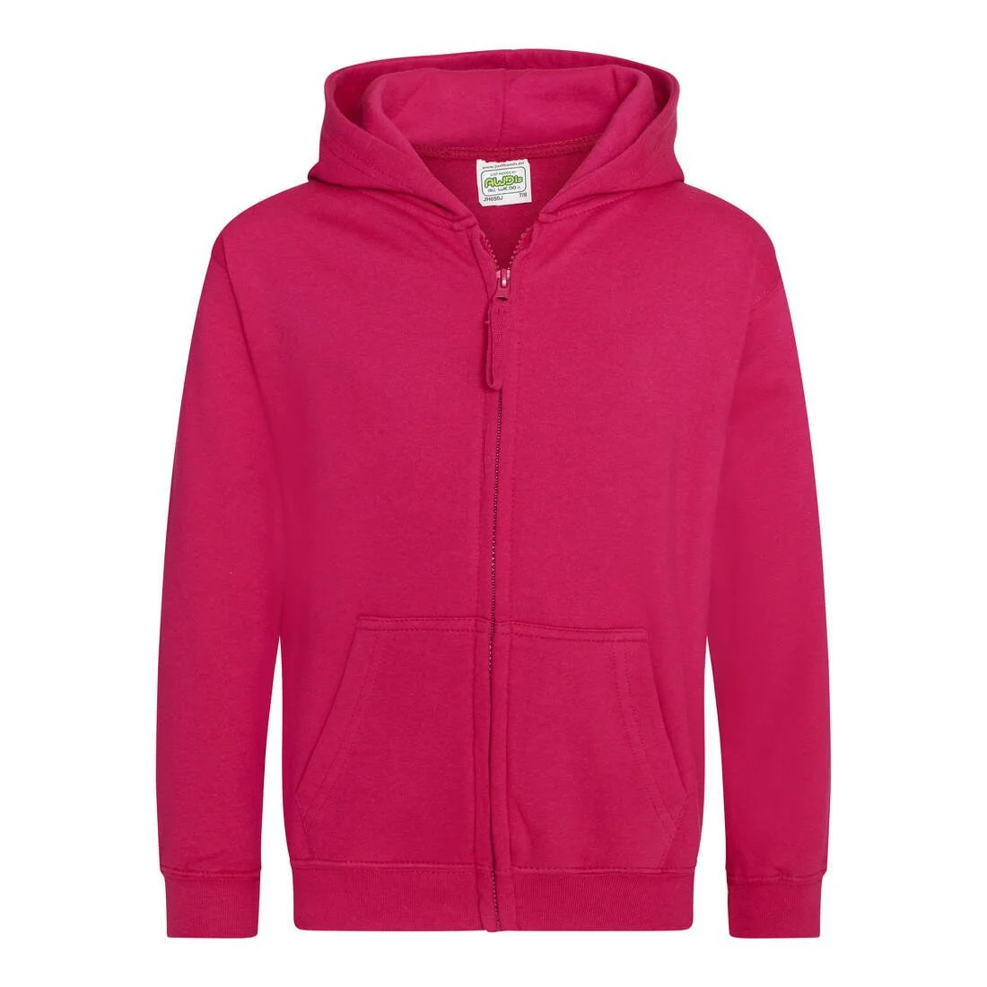 AWDIS JH050J Kinderzoodie – Hot Pink