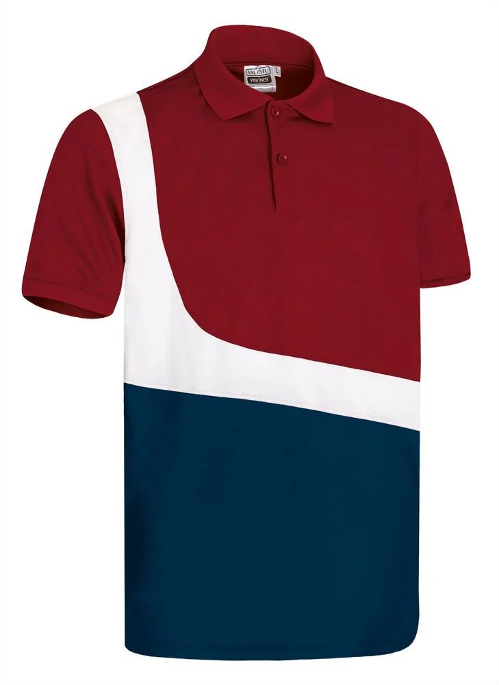 Valento POVAPAR Partner Polo – lotto red-white-orion navy blue