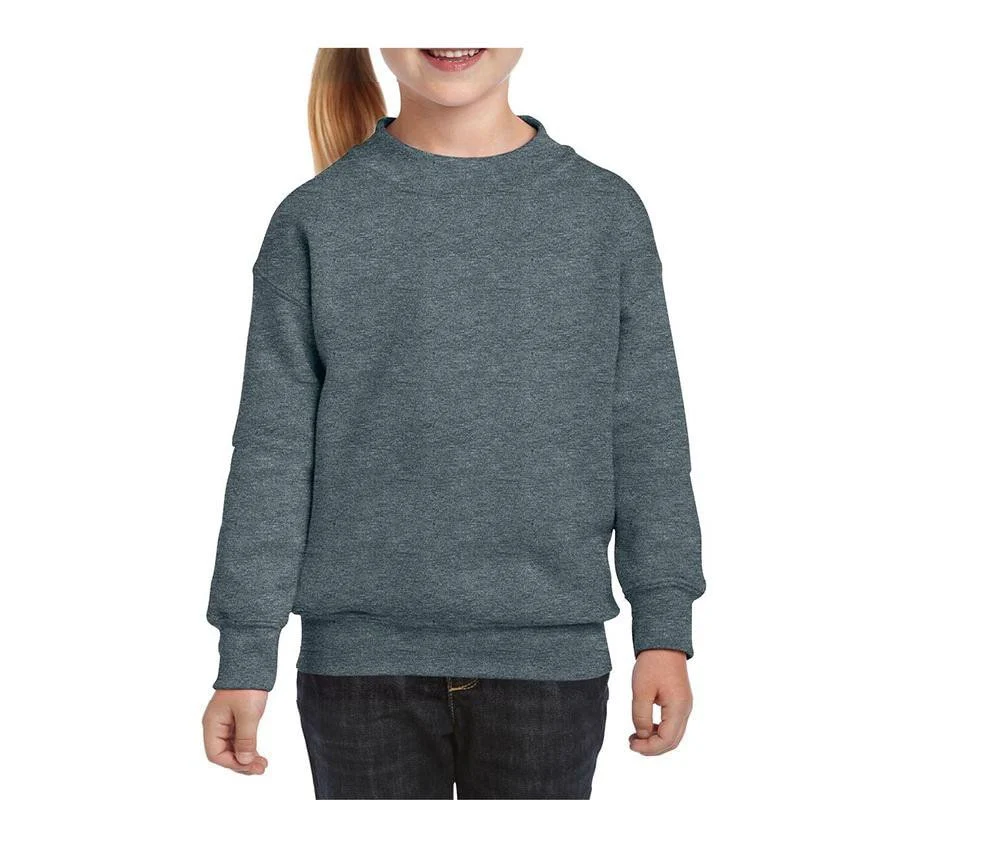 Gildan GN911 Heavy Blend Kindersweater – Dark Heather